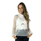 Blusa Segunda Pele Branca Skin Faux