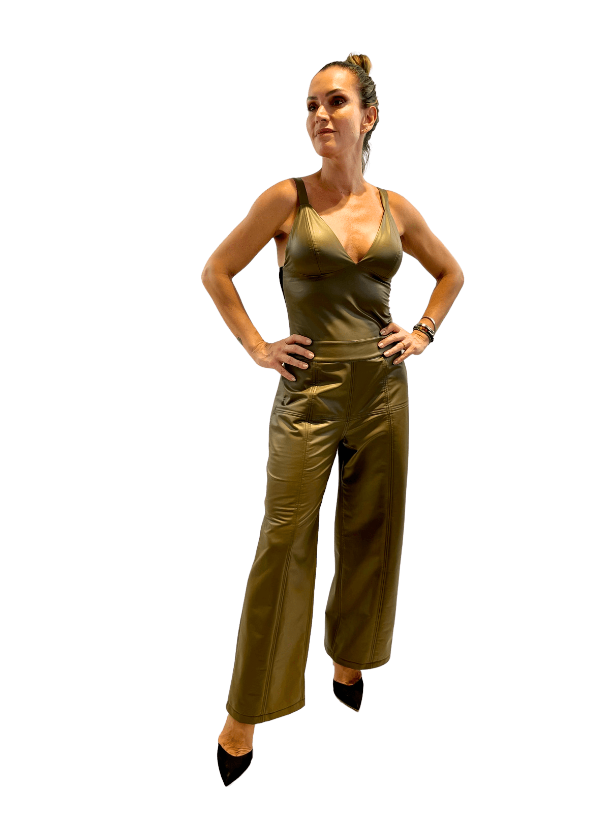 Top Cropped Verde Militar SURI