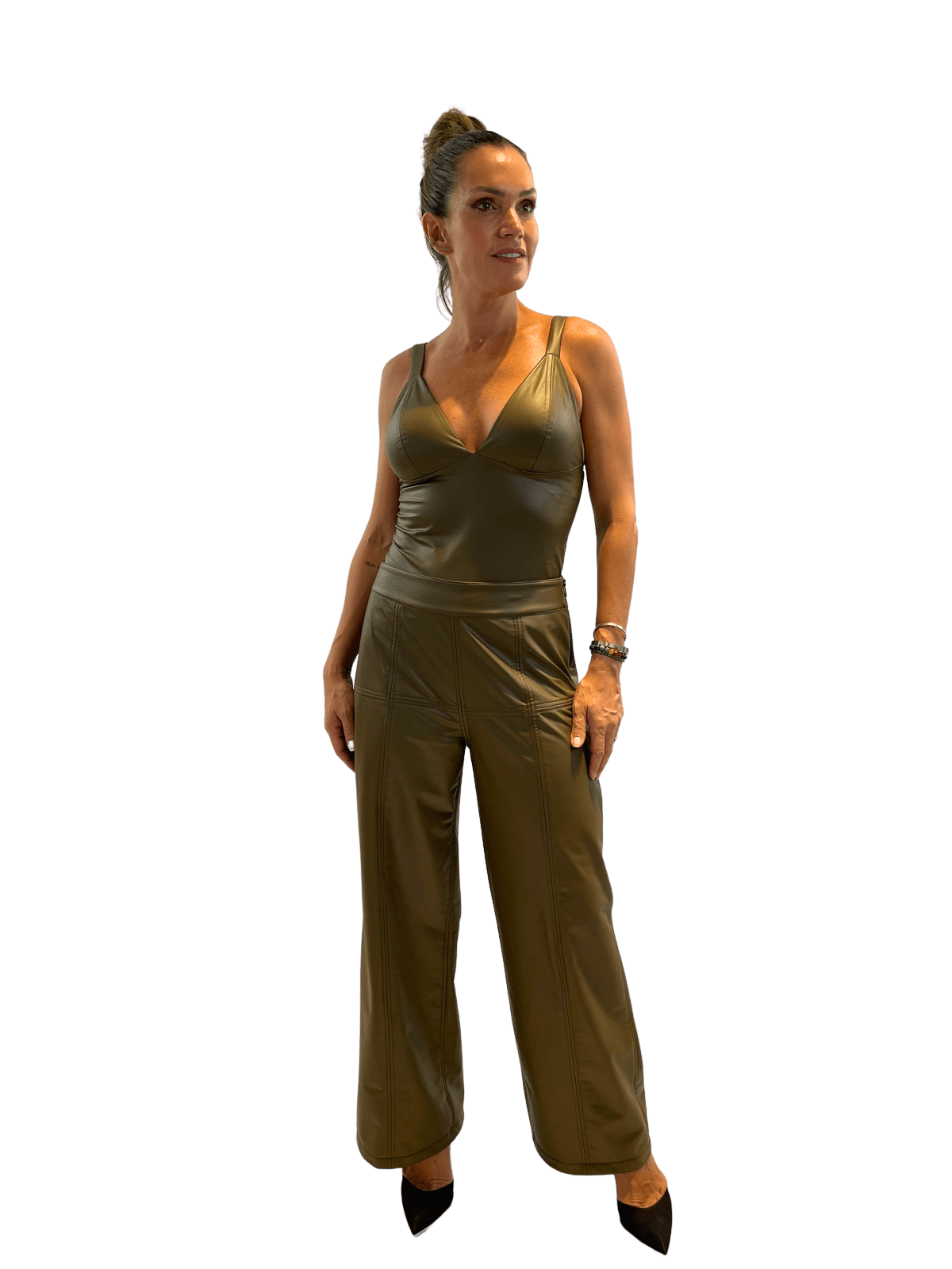 Top Cropped Verde Militar SURI