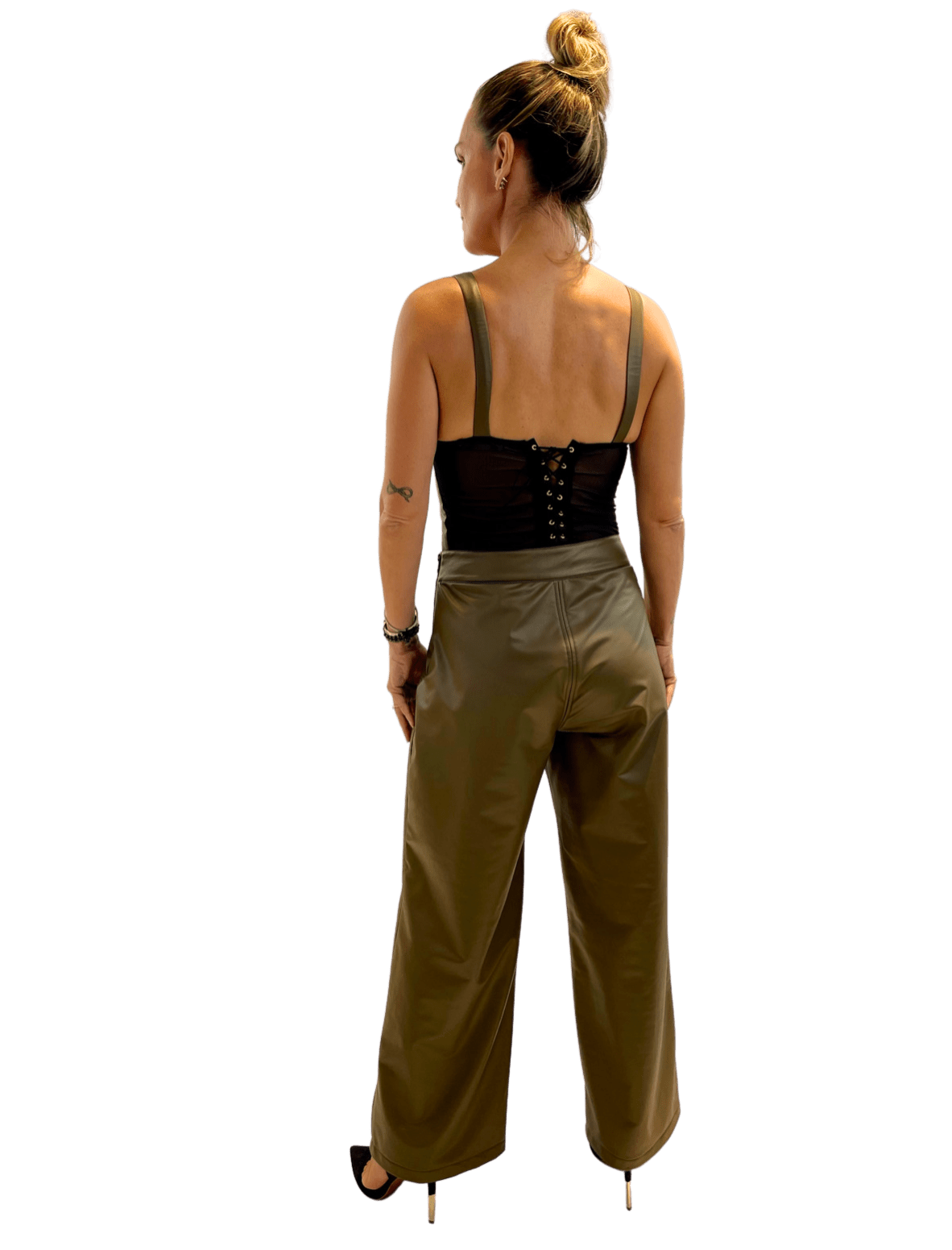 Top Cropped Verde Militar SURI