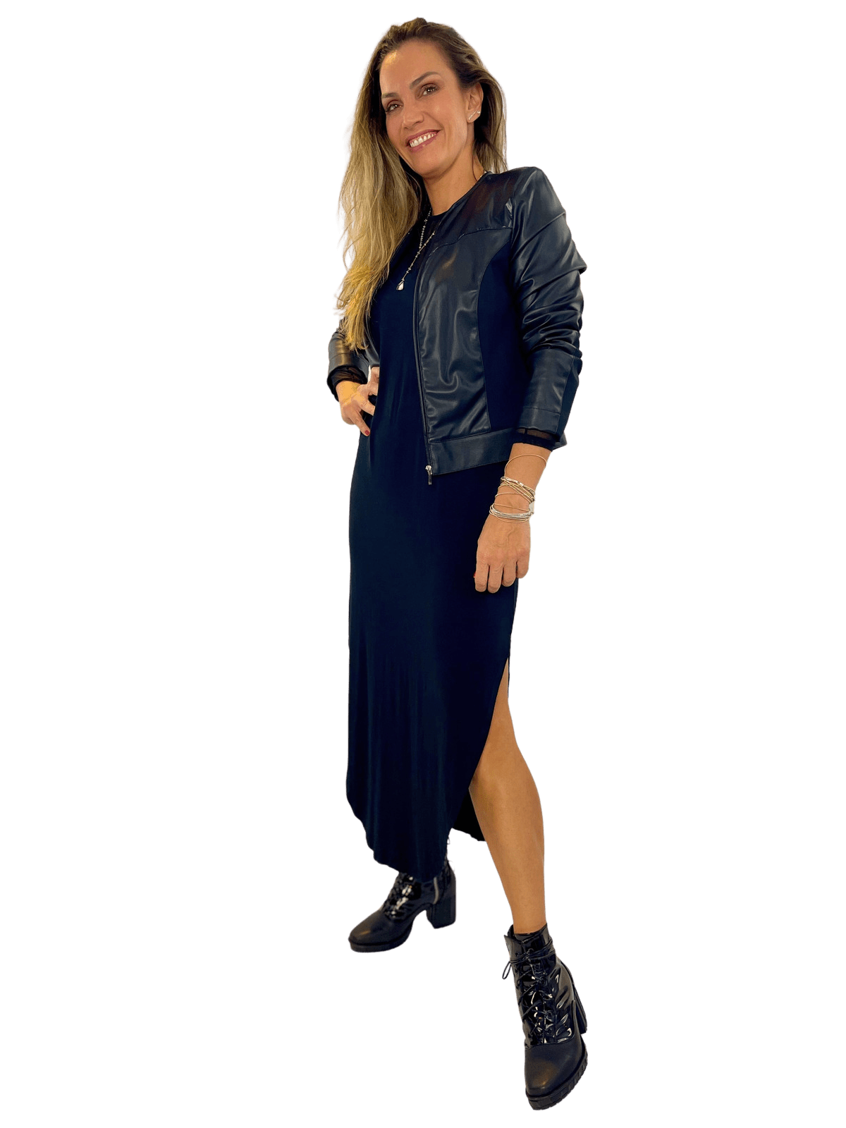 Vestido Confort Preto WOODS