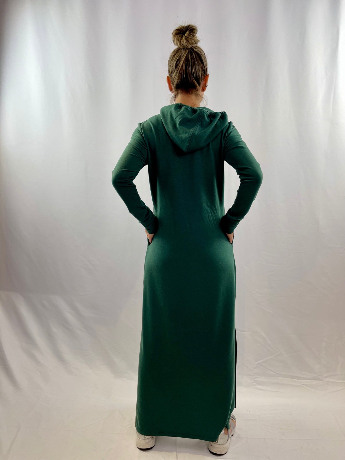 Vestido Longo Capuz Verde VERONA